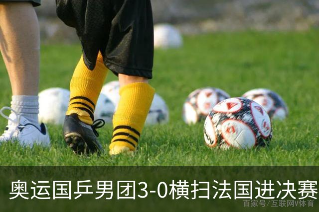 奥运国乒男团3-0横扫法国进决赛 将与瑞典争冠军
